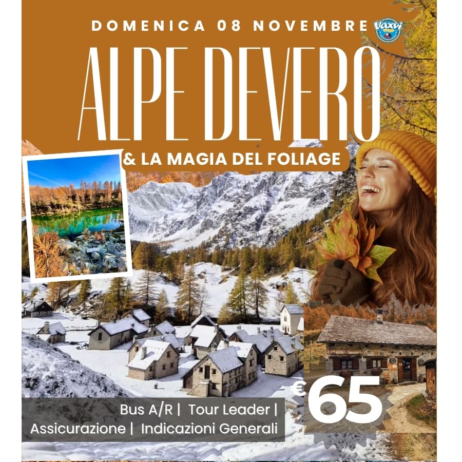 Follaje en Alpe Devero y Lago delle Streghe